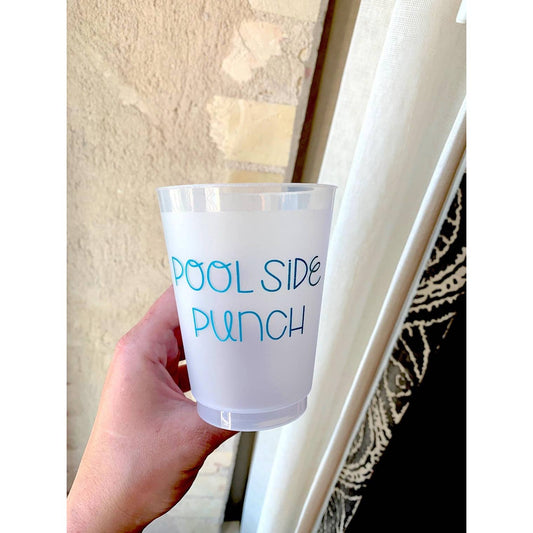 Pool Side Punch Frosted Cups - Set of 6
