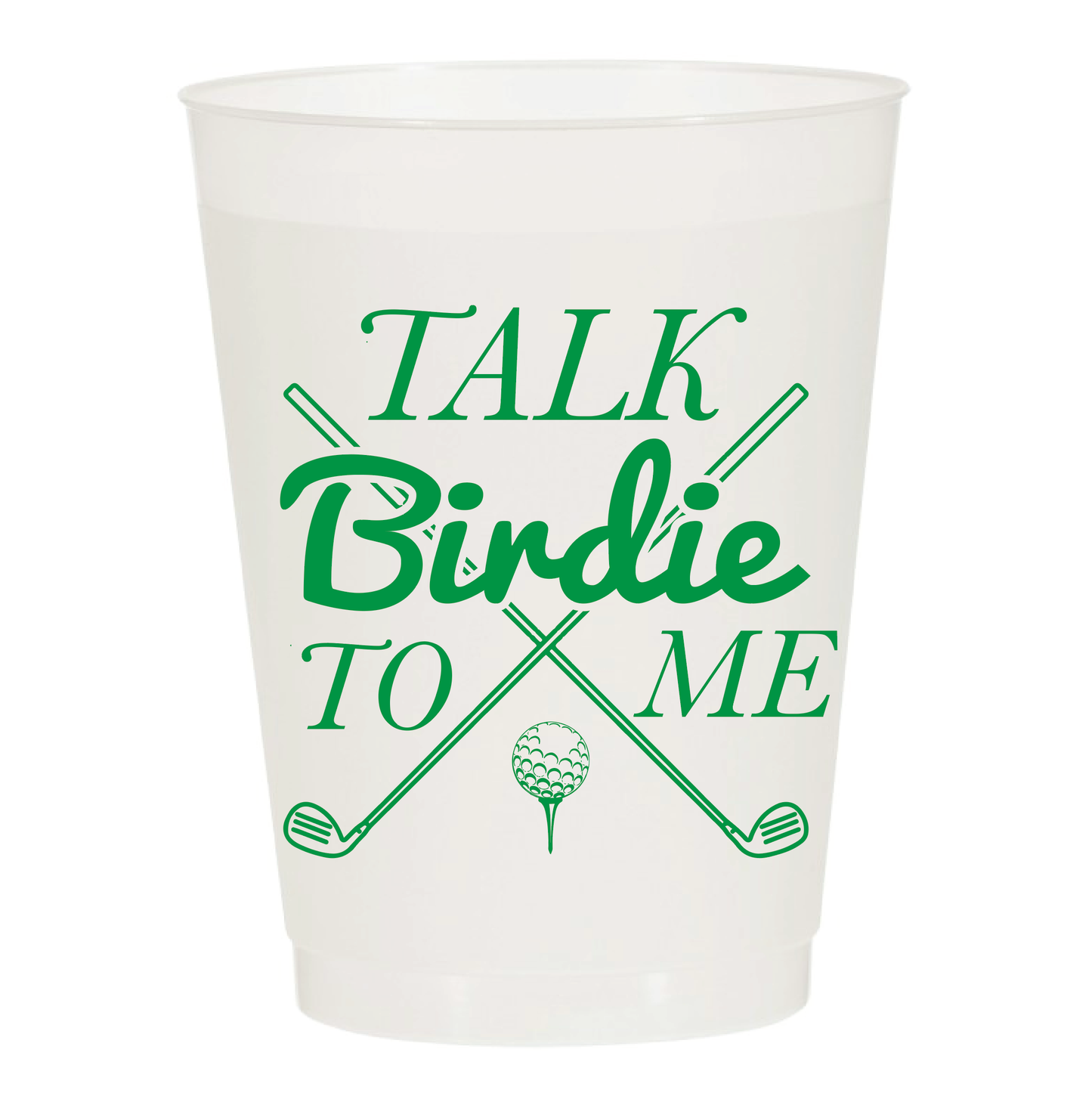 Talk Birdie To Me Frosted Cups