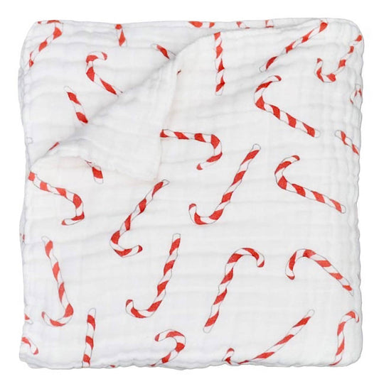 Candy Cane Cuddles Blanket