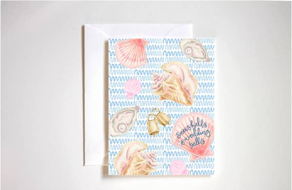 Seashells & Wedding Bells Card