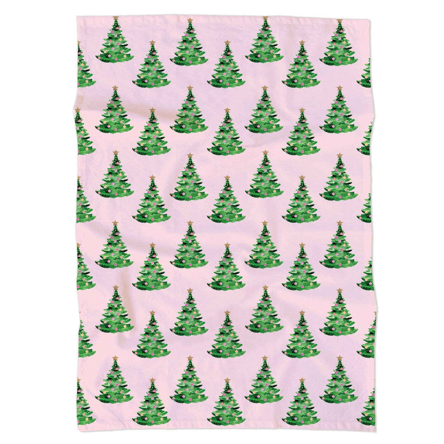 Pinkmas Tree Tea Towel