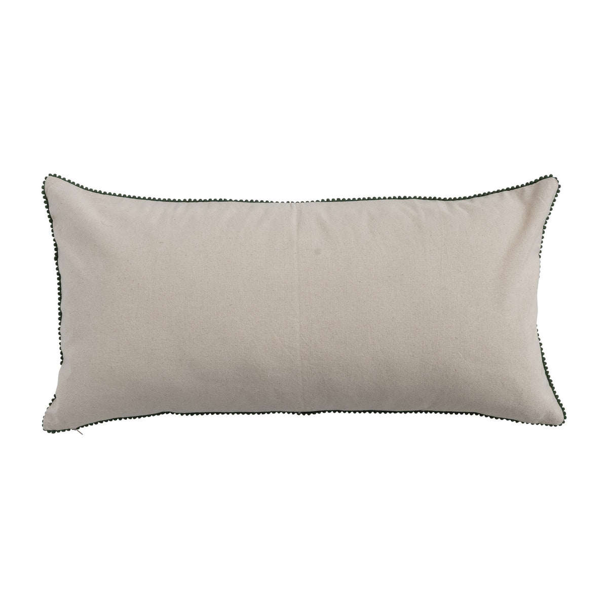 Christmas Tree Forest Beaded Lumbar Pillow