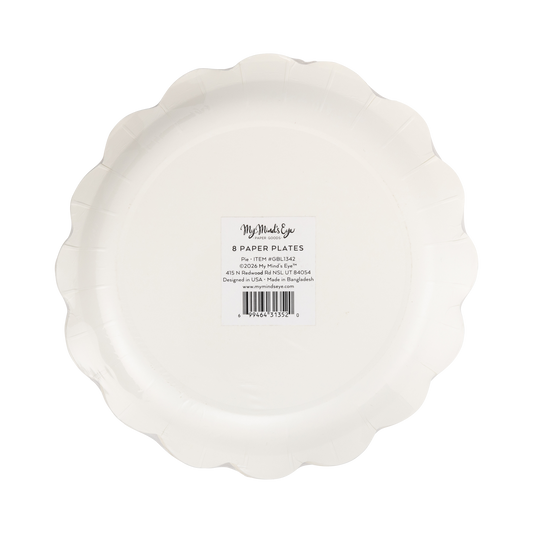 Pumpkin Pie 8" Paper Plates