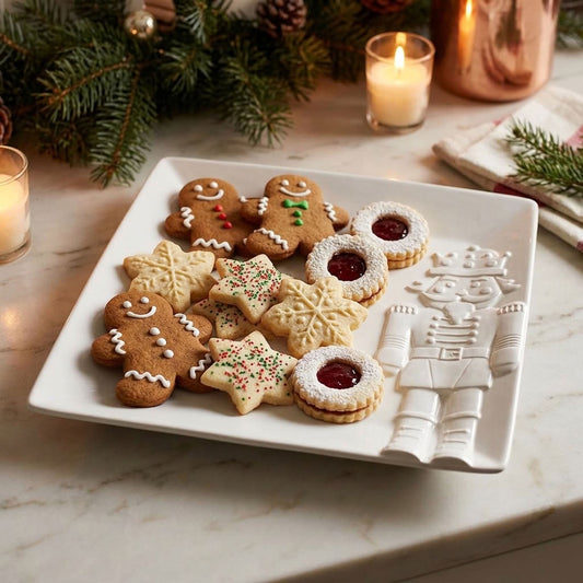 Nutcracker Embossed Platter