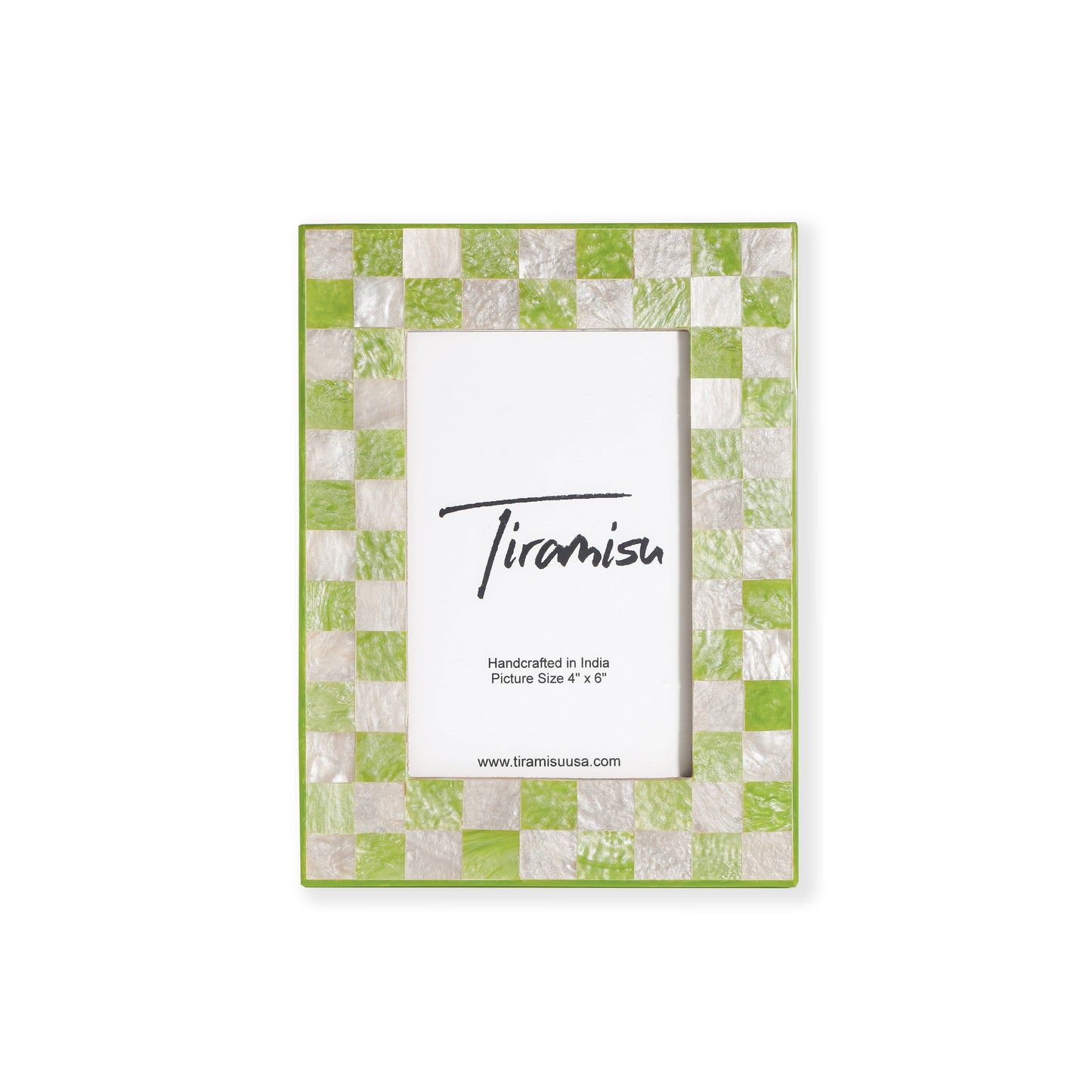 Green & Ivory Picture Frame