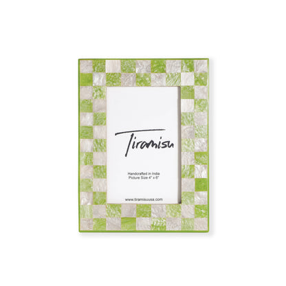 Green & Ivory Picture Frame