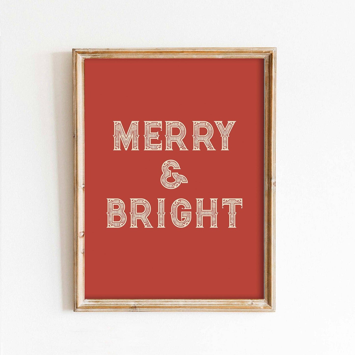 Red Merry & Bright Art