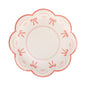 Bow Tied Doily Paper Plate