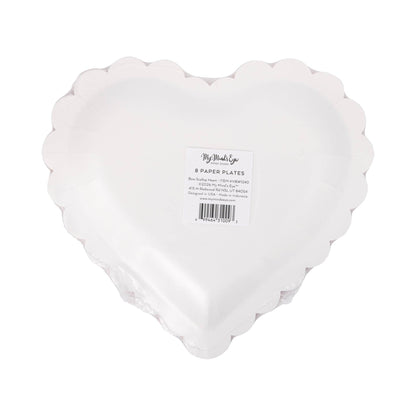 Valentine Bow Plates - Set of 8