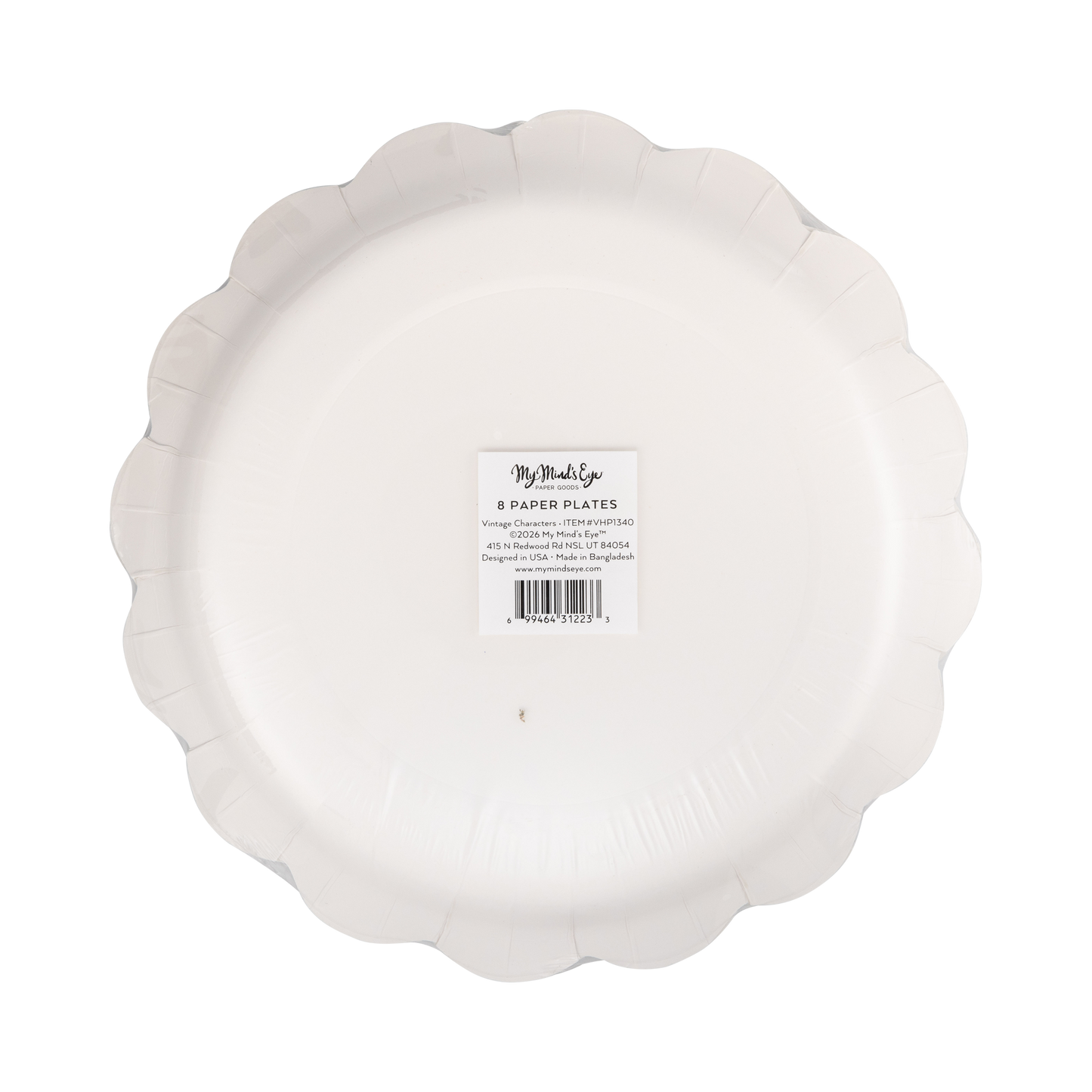 Vintage Halloween Characters 10" Paper Plates