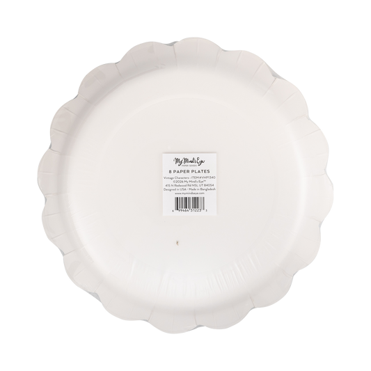 Vintage Halloween Characters 10" Paper Plates