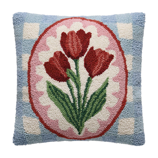 Tulips Throw Pillow
