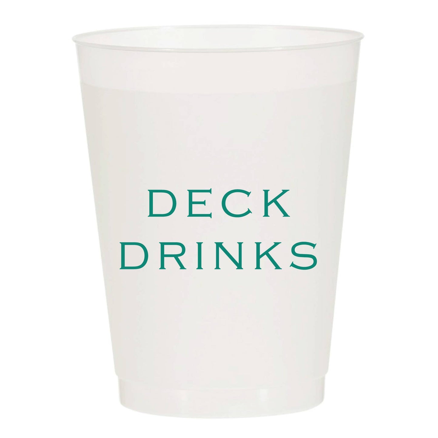 Deck Drinks Frosted Cups
