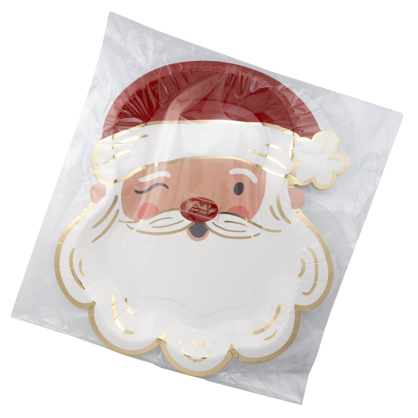 Santa Shaped Plate