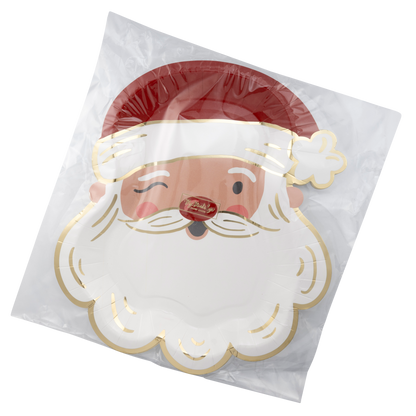 Santa Shaped Plate