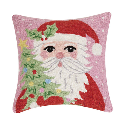 Pink Santa Pillow