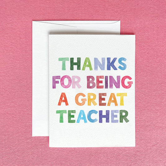 A+ Teacher Card