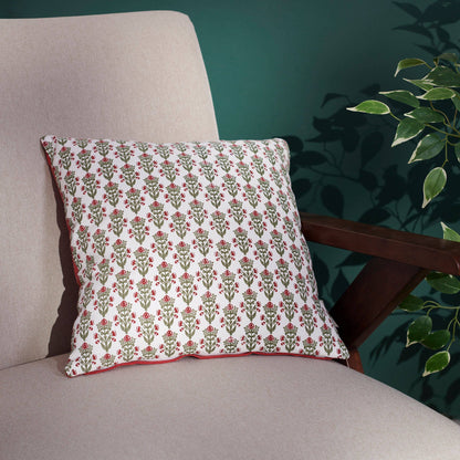 Floral Block Print Pillow