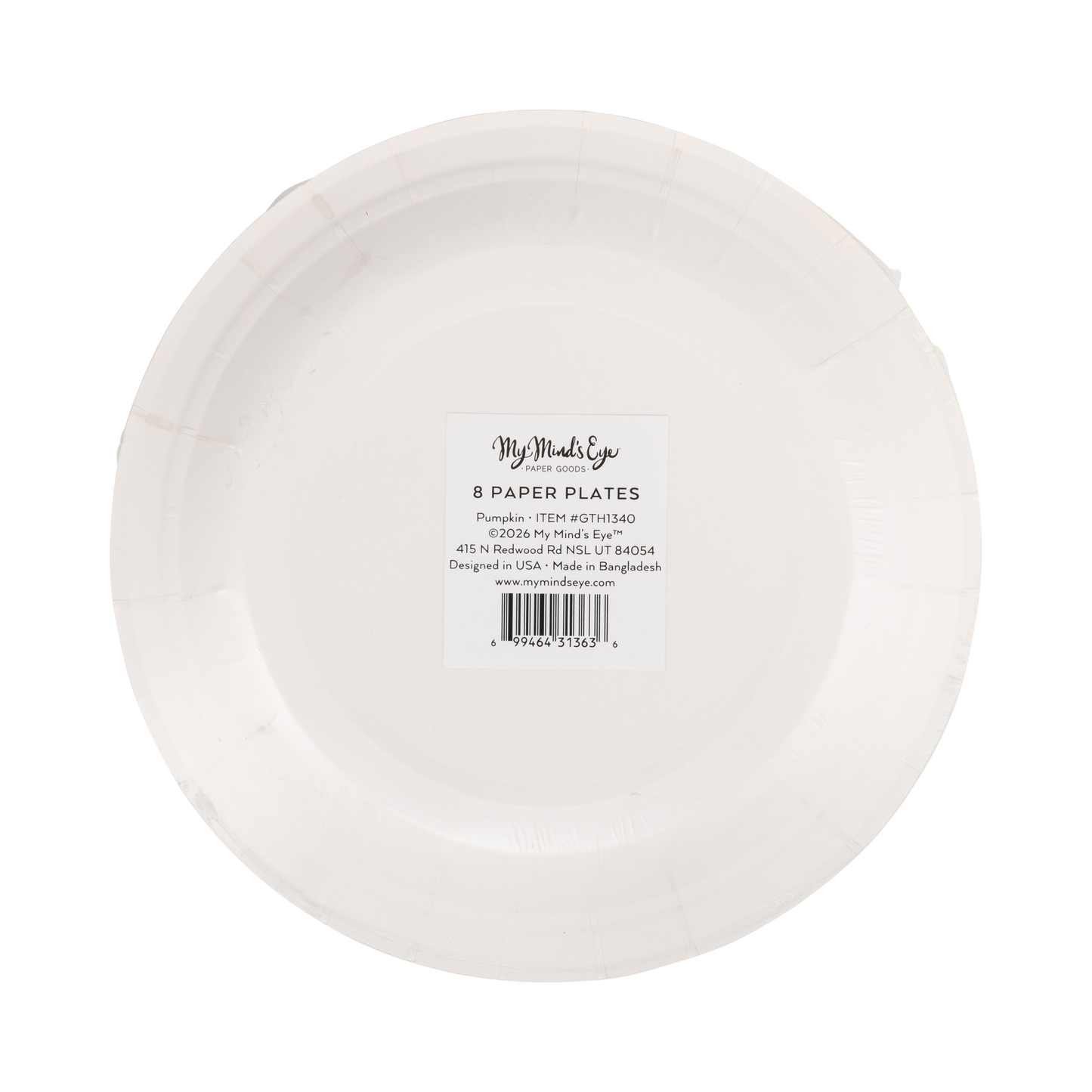 Pumpkin Art 7" Paper Plates