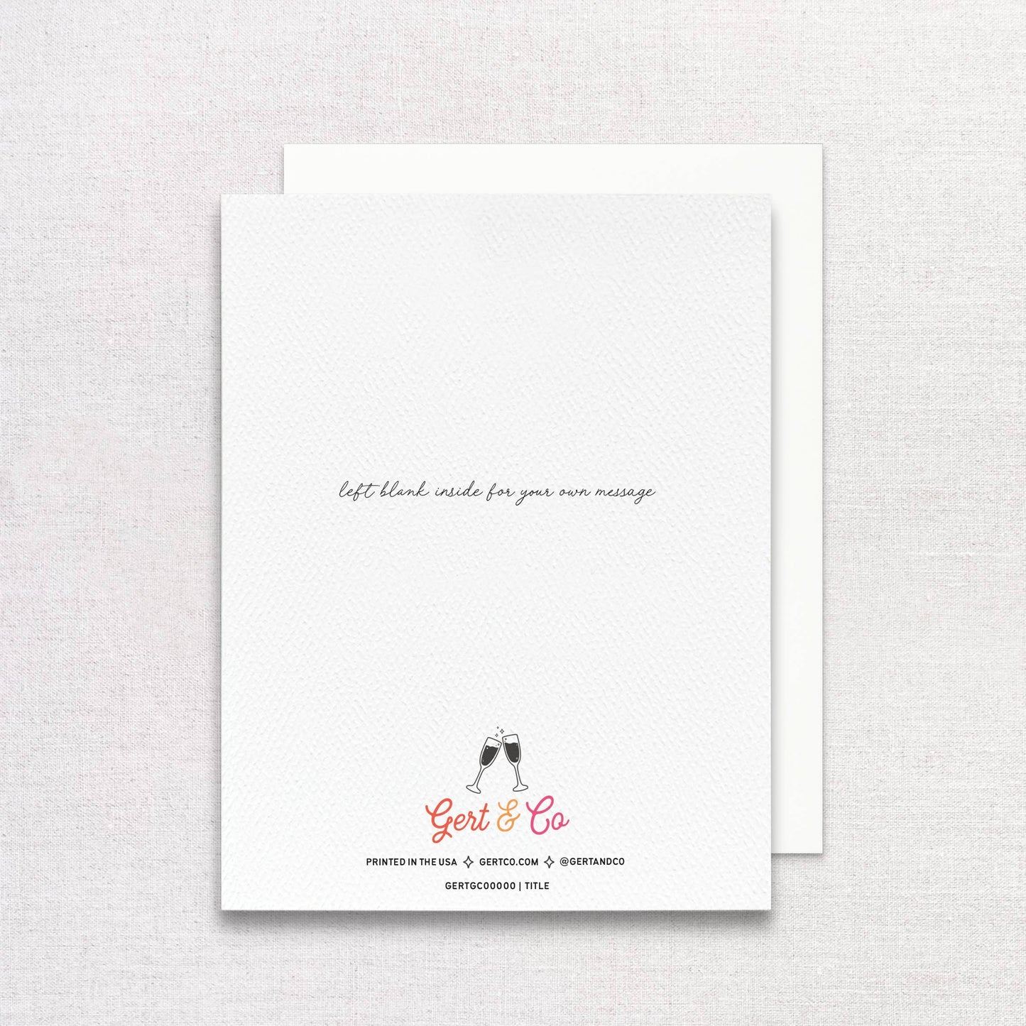 I Love You Watercolor Card