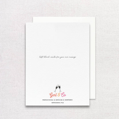 I Love You Watercolor Card