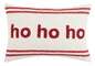 Ho Ho Home Embroidered Pillow