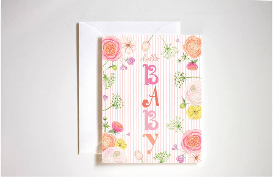 Blooming Baby Card