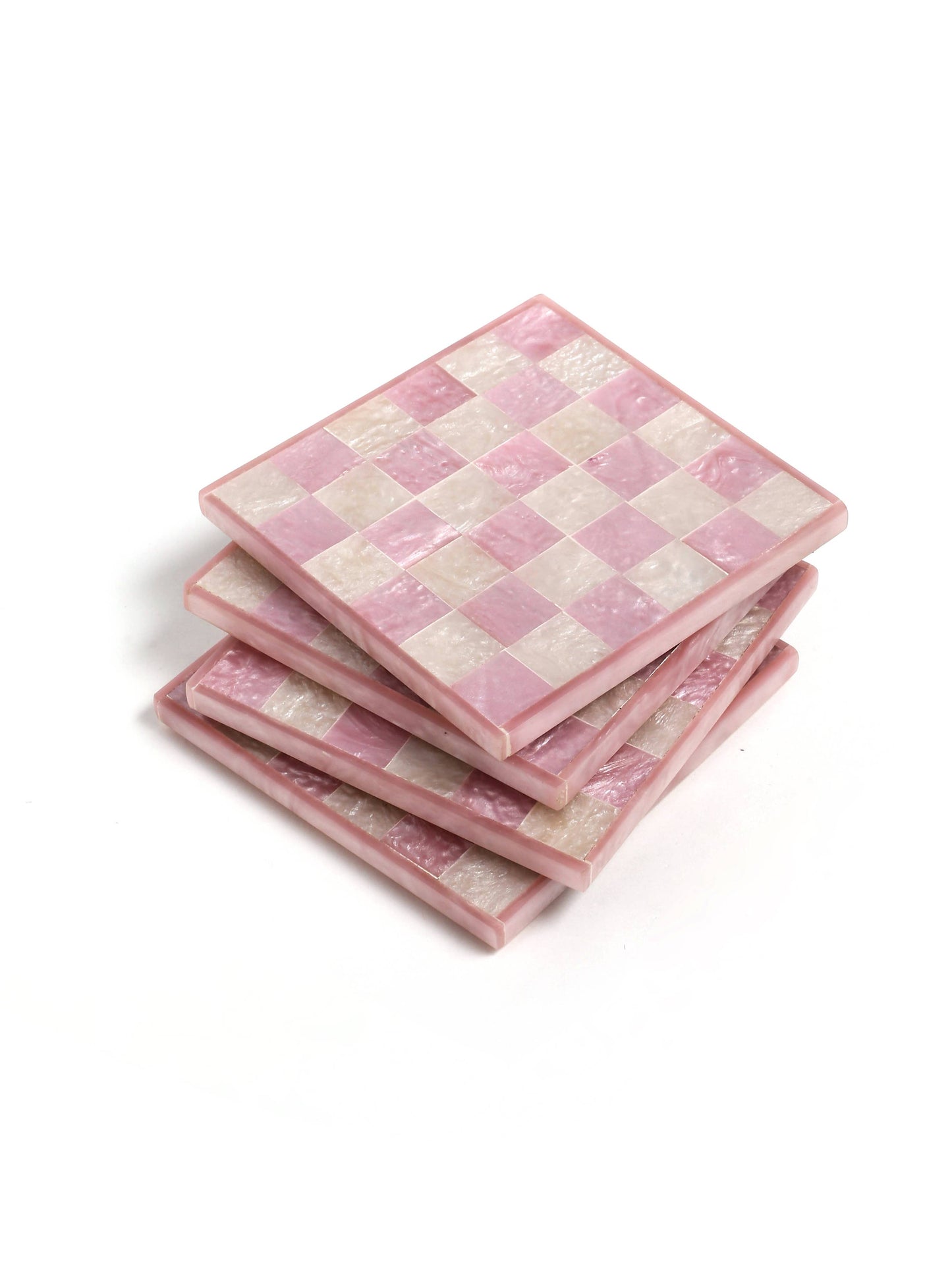 Tickled Pink Coasters - Set of 4