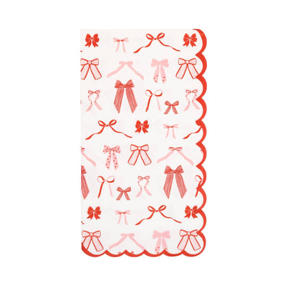Valentine Bow Napkin - Set of 24