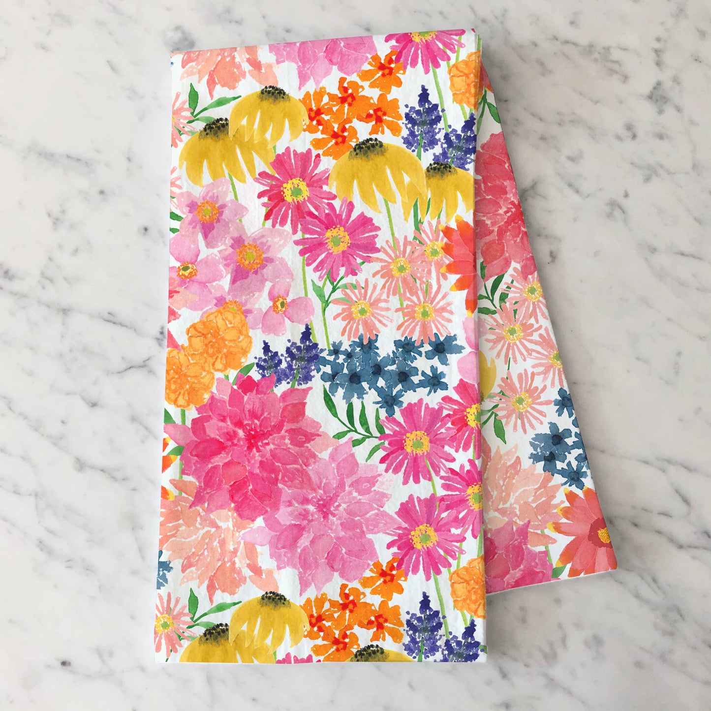 Bright & Bloom Tea Towel