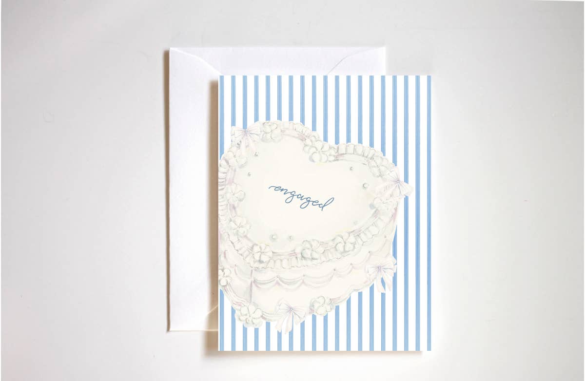 Engaged & Ready for Cake Card