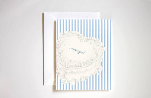Engaged & Ready for Cake Card