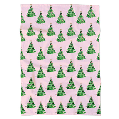 Pinkmas Tree Tea Towel