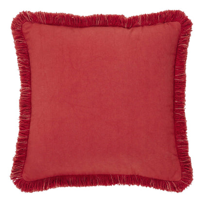 Red Snowflake Pillow