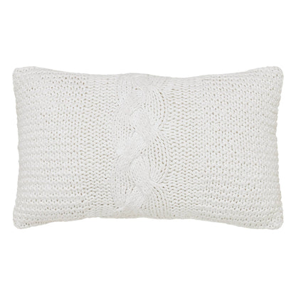 Sweater Weather White Pillow