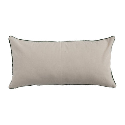 Christmas Tree Forest Beaded Lumbar Pillow