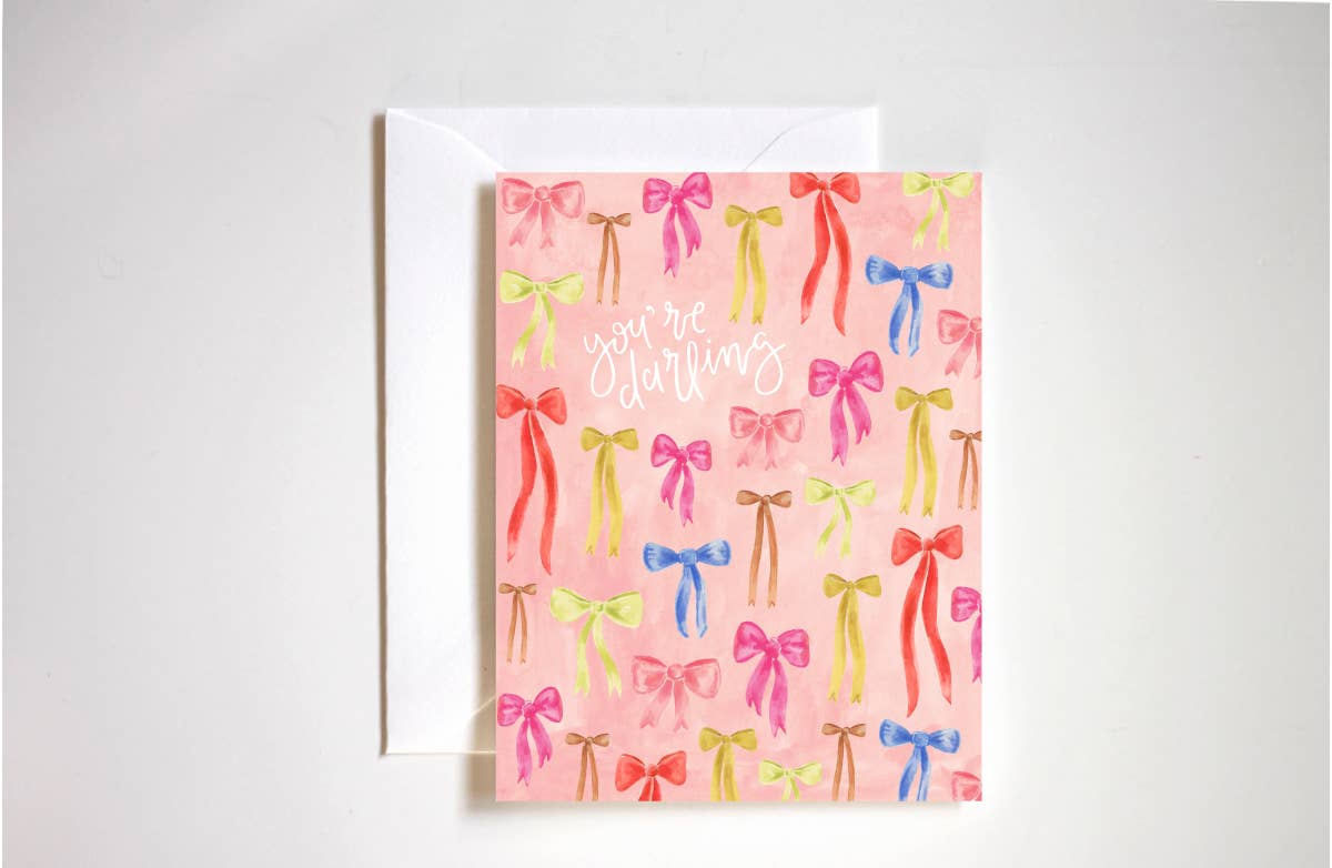 Darling Bow Card