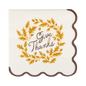 Give Thanks Cocktail Napkins