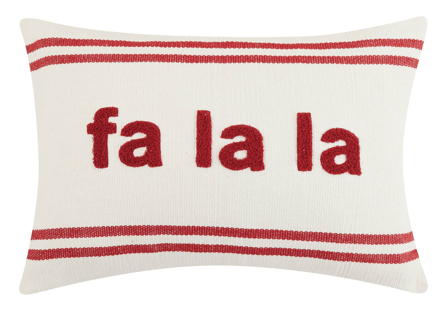 Fa La La Embroidered Pillow
