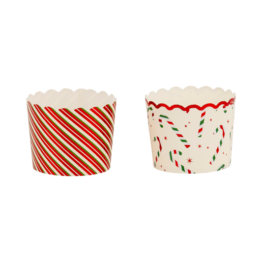 Candy Cane Baking Cups