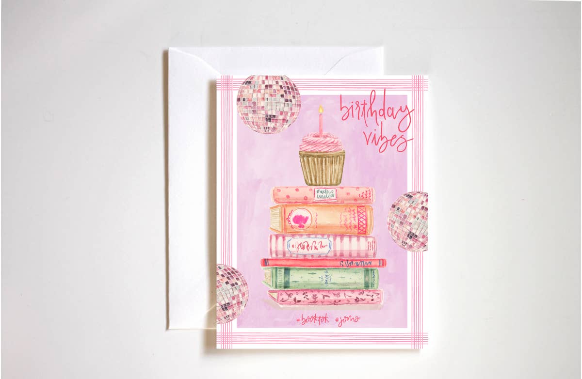 Booked Birthday Card