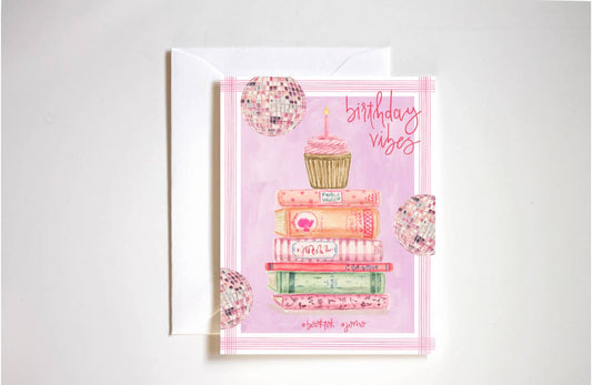 Booked Birthday Card