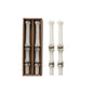 Skeleton Bone Taper Candles, Set of 2