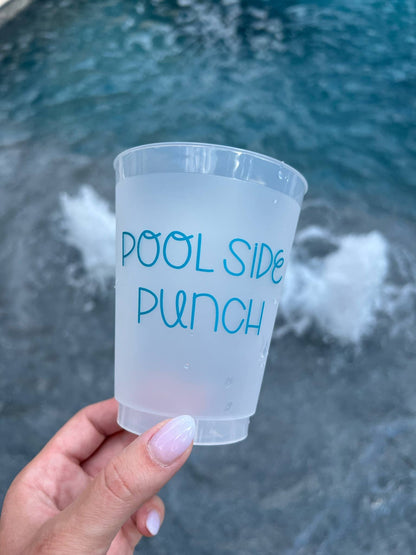 Pool Side Punch Frosted Cups - Set of 6