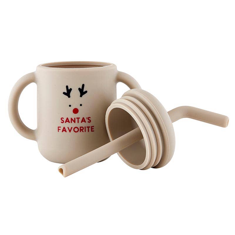 Santa's Favorite Silicone Sippy Cup