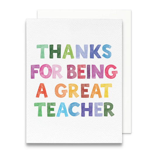 A+ Teacher Card