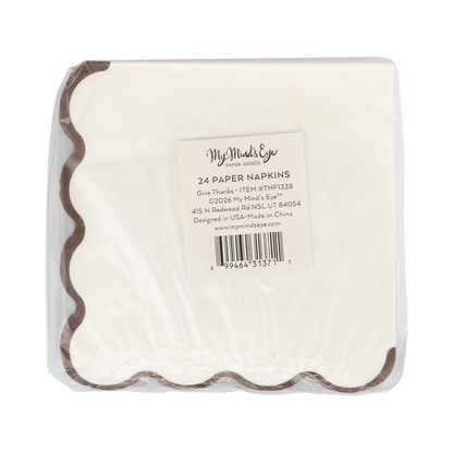 Give Thanks Cocktail Napkins