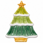 Hand-Painted Stoneware Holiday Icon Shaped Dishes