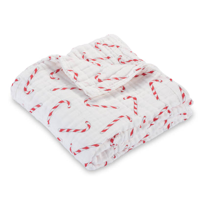 Candy Cane Cuddles Blanket