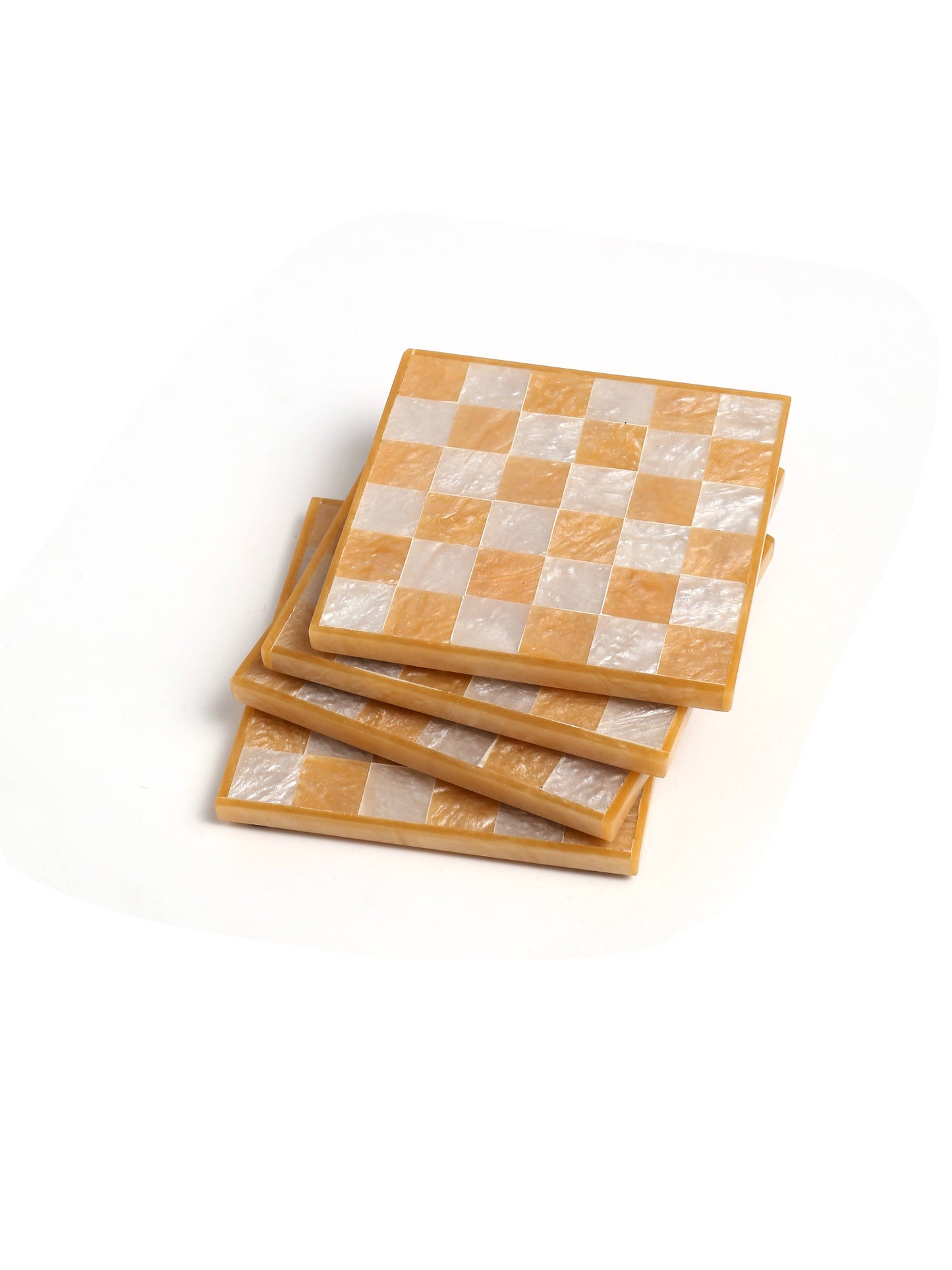 Citris Check Coaster - Set of 4